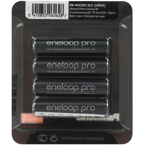 Купить Аккумулятор Panasonic Eneloop Pro BK-4HCDE/4LE 930 мА*ч  5617154. Характеристики, отзывы и цены в Донецке