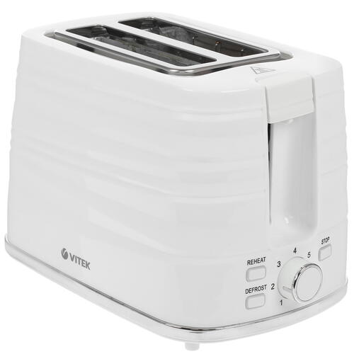 Купить Тостер Vitek VT-1575 белый  8151727. Характеристики, отзывы и цены в Донецке