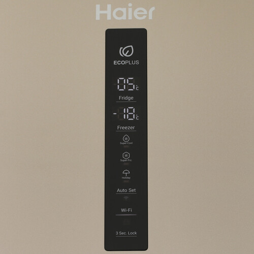 Купить Холодильник с морозильником   Haier C2F637CGGU1 золотистый  5463897. Характеристики, отзывы и цены в Донецке