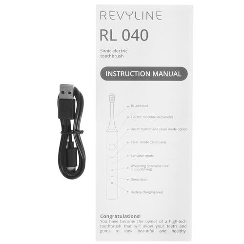 Купить Электрическая зубная щетка Revyline RL 040 черный  9081260. Характеристики, отзывы и цены в Донецке