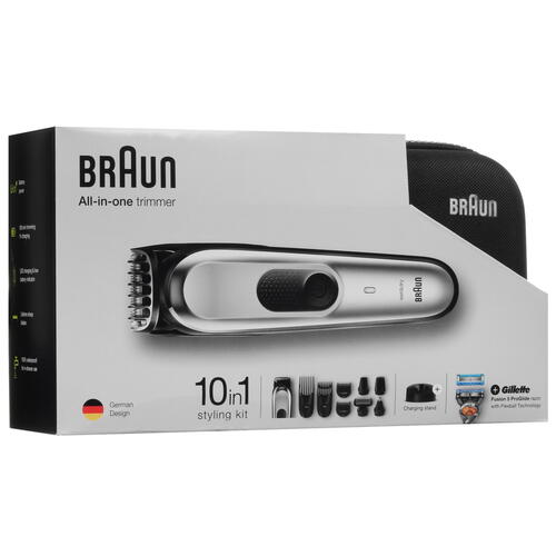 Купить Триммер Braun MGK7920TS серебристый/черный  5416165. Характеристики, отзывы и цены в Донецке