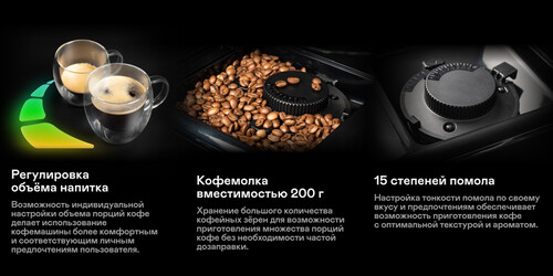 Купить Кофемашина автоматическая Garlyn L2000 черный  9161862. Характеристики, отзывы и цены в Донецке