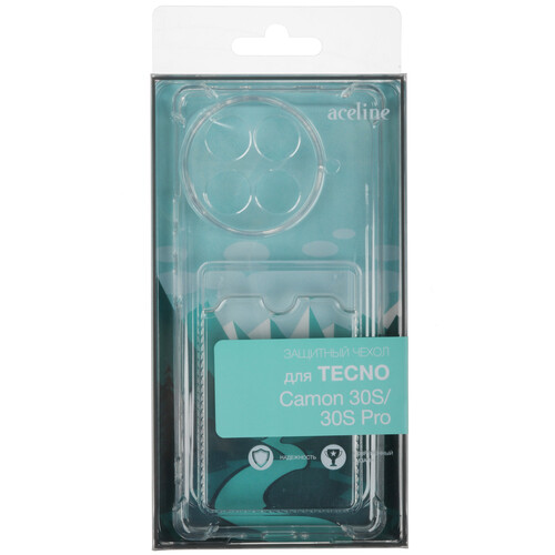 Купить Накладка  Aceline Pocket для Tecno CAMON 30S/ 30S Pro прозрачный  5487884. Характеристики, отзывы и цены в Донецке