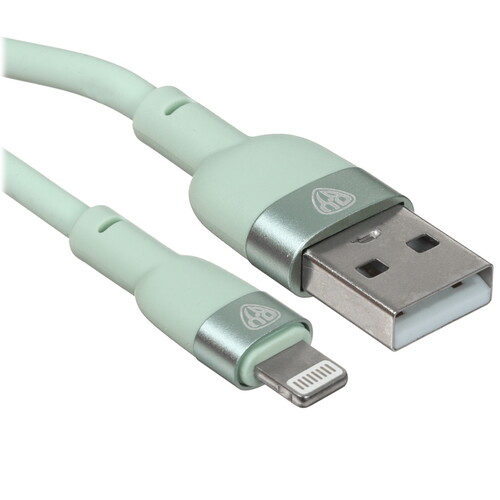 Купить Кабель круглый BY Lightning 8-pin - USB 2.0 Type-A зеленый 1 м  5482120. Характеристики, отзывы и цены в Донецке