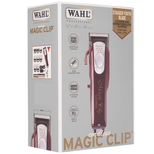 Купить Машинка для стрижки Wahl  Magic Clip Cordless 5star красный/черный  5630069. Характеристики, отзывы и цены в Донецке