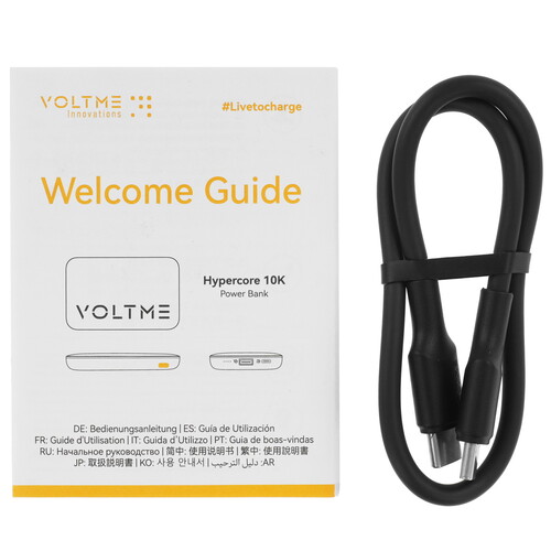 Купить Портативный аккумулятор VOLTME Hypercore 10K серый  9211045. Характеристики, отзывы и цены в Донецке