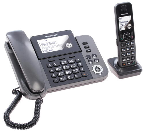 Купить Телефон беспроводной (DECT) Panasonic KX-TGF310RUM  1047137. Характеристики, отзывы и цены в Донецке
