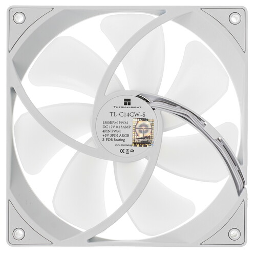 Купить Вентилятор Thermalright TL-C14CW-S  белый  5615596. Характеристики, отзывы и цены в Донецке