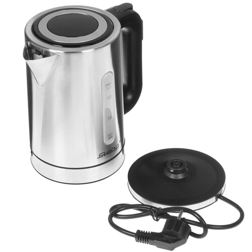 Купить Электрочайник Steba WK 21 INOX серебристый  8164580. Характеристики, отзывы и цены в Донецке