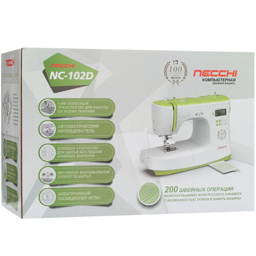 Купить Швейная машина Necchi NC-102D  9963324. Характеристики, отзывы и цены в Донецке