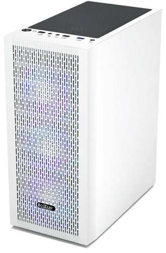 Купить Корпус PCCooler MA100 MESH WH [C3-A510WHP3-GL] белый  5459015. Характеристики, отзывы и цены в Донецке