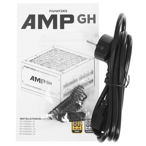 Купить Блок питания PHANTEKS AMP GH 850W [PH-P850GH_BK01] черный  5616048. Характеристики, отзывы и цены в Донецке