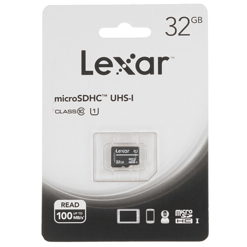 Купить Карта памяти Lexar microSDHC 32 ГБ [LMS0C10032G-BNNNG]  9262210. Характеристики, отзывы и цены в Донецке