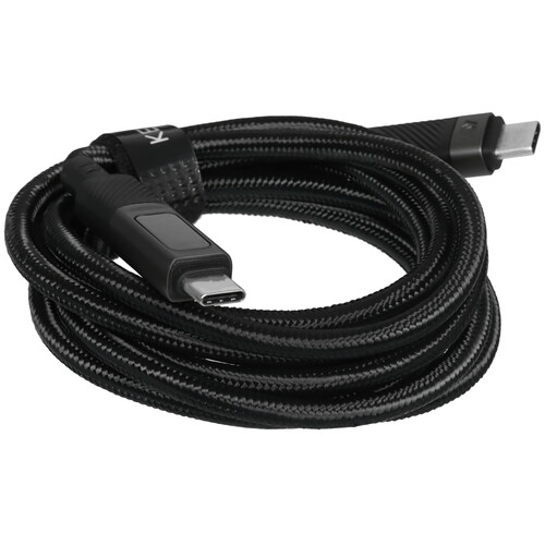 Купить Кабель круглый KEYRON USB Type-C - USB Type-C серый 1.5 м  9206796. Характеристики, отзывы и цены в Донецке