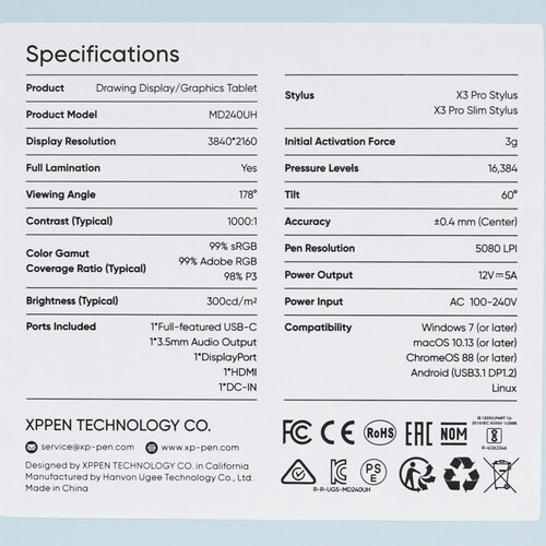 Купить Графический монитор XP-Pen Artist 24 PRO (Gen2)  5614738. Характеристики, отзывы и цены в Донецке
