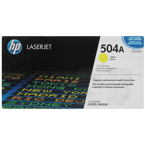 Купить Картридж лазерный HP 504A (CE252A) желтый, с чипом  0120498. Характеристики, отзывы и цены в Донецке