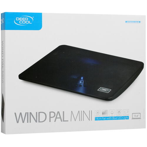 Купить Охлаждающая подставка DEEPCOOL WindPalMINI черный  0168900. Характеристики, отзывы и цены в Донецке