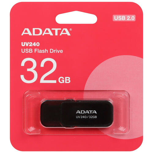 Купить Память USB Flash 32 ГБ ADATA UV240 [AUV240-32G-RBK]  5450133. Характеристики, отзывы и цены в Донецке