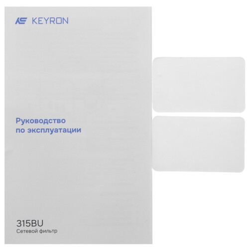 Купить Сетевой фильтр Keyron 315BU черный  5452037. Характеристики, отзывы и цены в Донецке