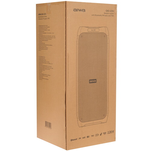 Купить Портативная аудиосистема AIWA CAS-1251, черный  9092364. Характеристики, отзывы и цены в Донецке