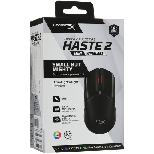 Купить Мышь беспроводная/проводная HyperX Pulsefire Haste 2 Mini Wireless  5485683. Характеристики, отзывы и цены в Донецке
