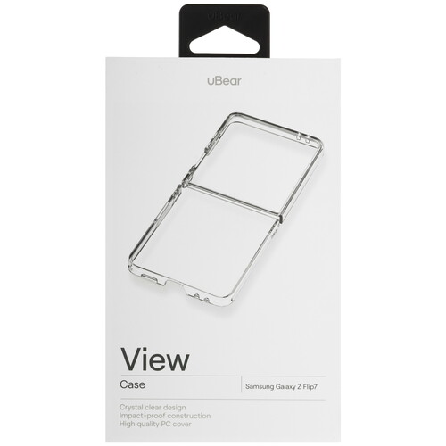 Купить Накладка  uBear View Case для Samsung Galaxy Z Flip7 прозрачный  5639893. Характеристики, отзывы и цены в Донецке