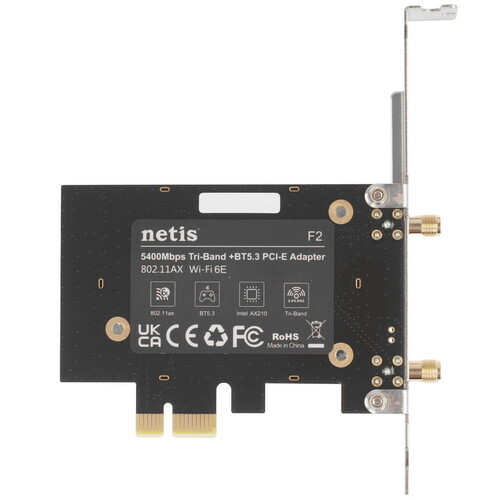 Купить Wi-Fi адаптер + Bluetooth NETIS F2  9214860. Характеристики, отзывы и цены в Донецке