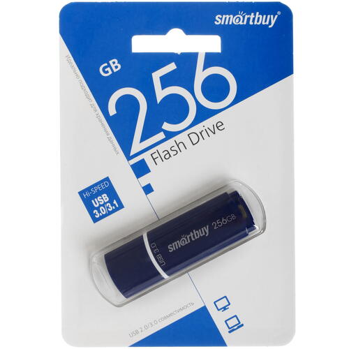 Купить Память USB Flash 256 ГБ Smartbuy Crown [SB256GBCRW-B]  5062493. Характеристики, отзывы и цены в Донецке