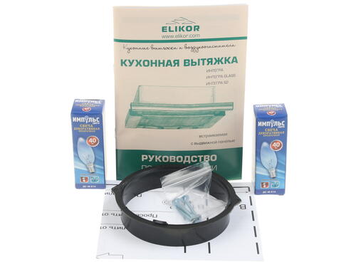 Купить Вытяжка телескопическая ELIKOR Интегра 50П-400-В2Л черный/серебристый  1074651. Характеристики, отзывы и цены в Донецке