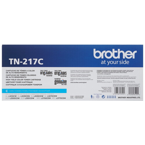Купить Картридж лазерный Brother TN-217C голубой  1296592. Характеристики, отзывы и цены в Донецке