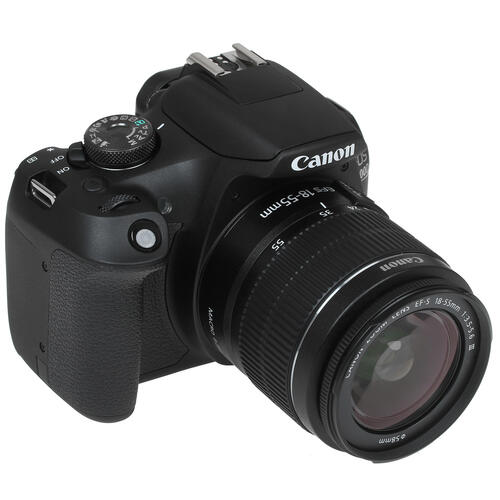 Купить Зеркальный фотоаппарат Canon EOS 2000D Kit 18-55mm DC черный  5068844. Характеристики, отзывы и цены в Донецке