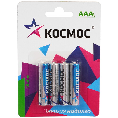 Купить Батарейка Космос KOCLR034BL_CLASSIC AAA (LR03/FR03)  9117629. Характеристики, отзывы и цены в Донецке
