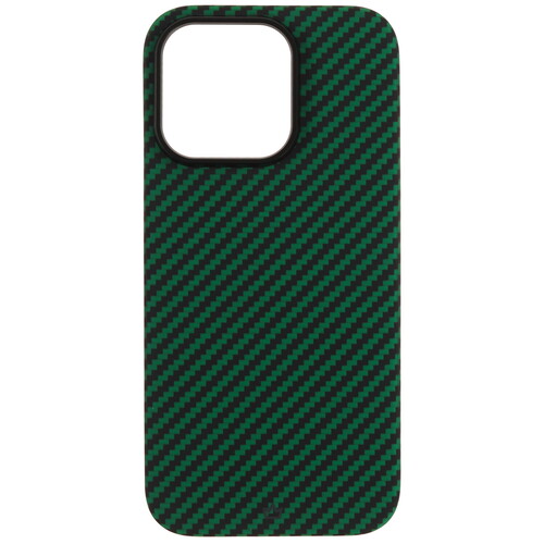 Купить Накладка  VLP Kevlar Case для Apple iPhone 16 Pro зеленый/черный  5487103. Характеристики, отзывы и цены в Донецке