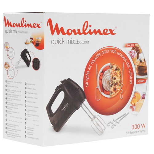 Купить Миксер Moulinex Quick Mix HM3108B1 черный  5301779. Характеристики, отзывы и цены в Донецке