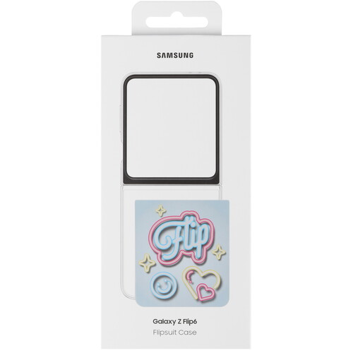 Купить Накладка  Samsung Flipsuit Case для Samsung Galaxy Z Flip6 прозрачный/голубой  5472509. Характеристики, отзывы и цены в Донецке