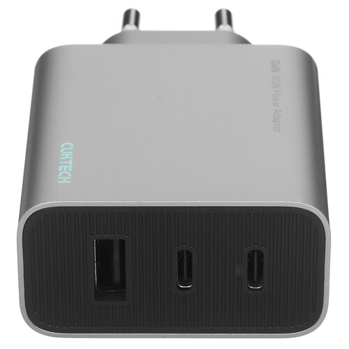 Купить Сетевое зарядное устройство CUKTECH GaN Charger 65W серебристый  5470324. Характеристики, отзывы и цены в Донецке