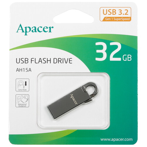 Купить Память USB Flash 32 ГБ Apacer AH15A  4900845. Характеристики, отзывы и цены в Донецке