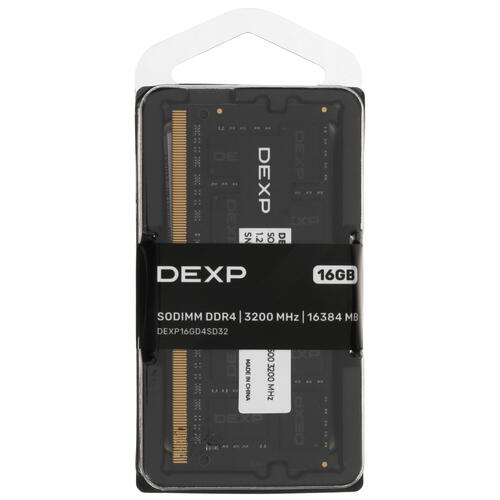 Купить Оперативная память SODIMM DEXP [DEXP16GD4SD32] 16 ГБ  5437483. Характеристики, отзывы и цены в Донецке