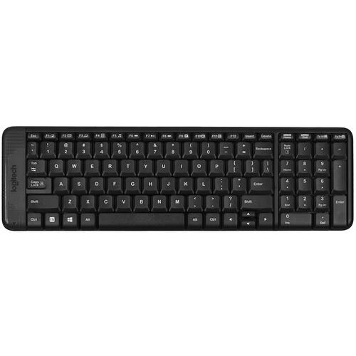 Купить Клавиатура+мышь беспроводная   Logitech MK220 черный  5074593. Характеристики, отзывы и цены в Донецке