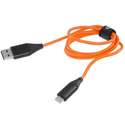 Купить Кабель круглый BY USB Type-C - USB 2.0 Type-A оранжевый 1 м  5497288. Характеристики, отзывы и цены в Донецке