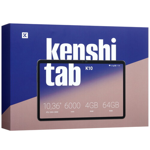 Купить 10.36" Планшет KENSHI K10 LTE 64 ГБ розовый + чехол  9018654. Характеристики, отзывы и цены в Донецке