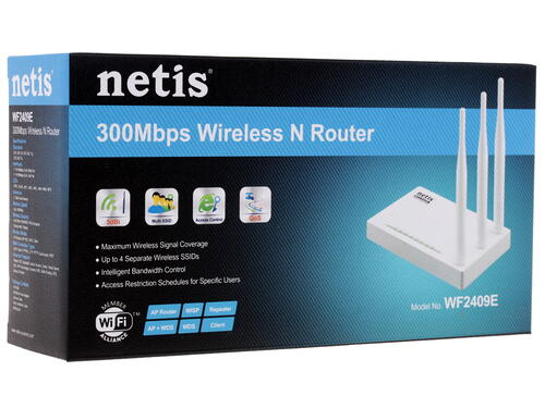 Купить Wi-Fi роутер NETIS WF2409E  1037103. Характеристики, отзывы и цены в Донецке