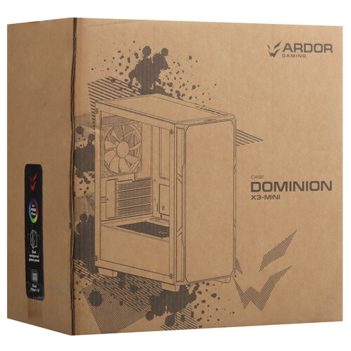 Купить Корпус ARDOR GAMING DOMINION X3-Mini FRGB  черный  9225261. Характеристики, отзывы и цены в Донецке