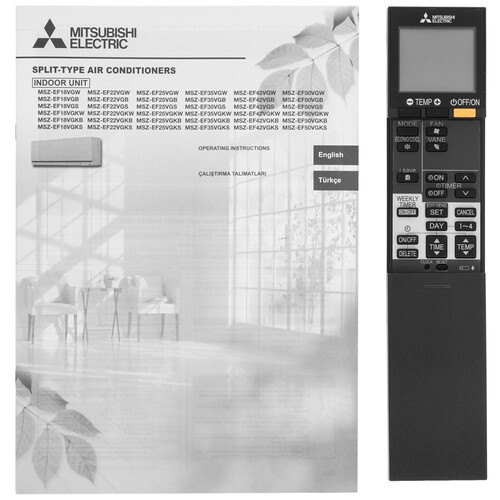 Купить Кондиционер настенный сплит-система Mitsubishi Electric MSZ-EF25VGKS/MUZ-EF25VG серебристый  5341875. Характеристики, отзывы и цены в Донецке