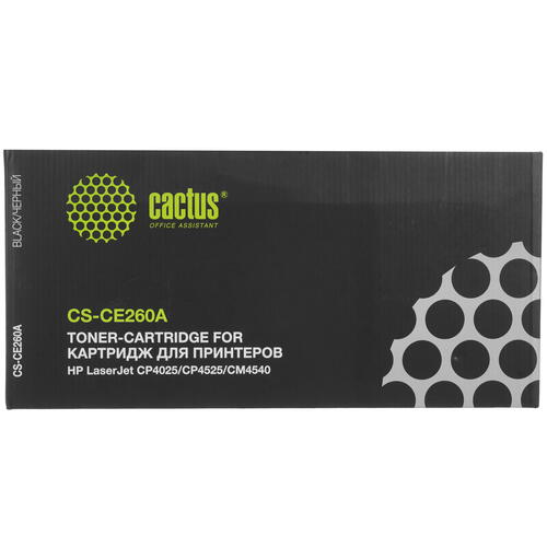 Купить Картридж лазерный Cactus CS-CE260A черный  7939289. Характеристики, отзывы и цены в Донецке
