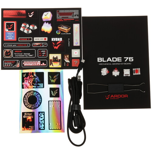 Купить Клавиатура  проводная ARDOR GAMING Blade 75  9259181. Характеристики, отзывы и цены в Донецке