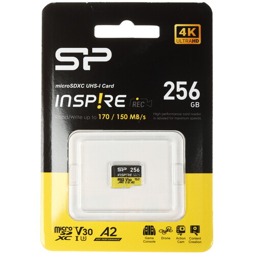 Купить Карта памяти Silicon Power Inspire microSDXC 256 ГБ  5640188. Характеристики, отзывы и цены в Донецке