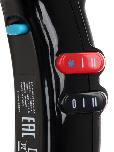 Купить Фен GA.МА LEGGERO черный/красный  1099463. Характеристики, отзывы и цены в Донецке