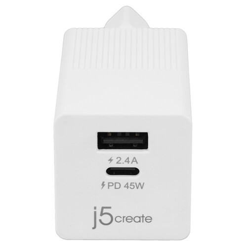 Купить Сетевое зарядное устройство J5 Create JUP2445 белый  9105314. Характеристики, отзывы и цены в Донецке