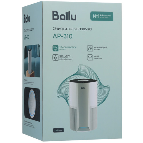 Купить Очиститель воздуха Ballu AP-310 белый  9398175. Характеристики, отзывы и цены в Донецке